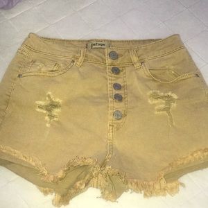 High waisted shorts